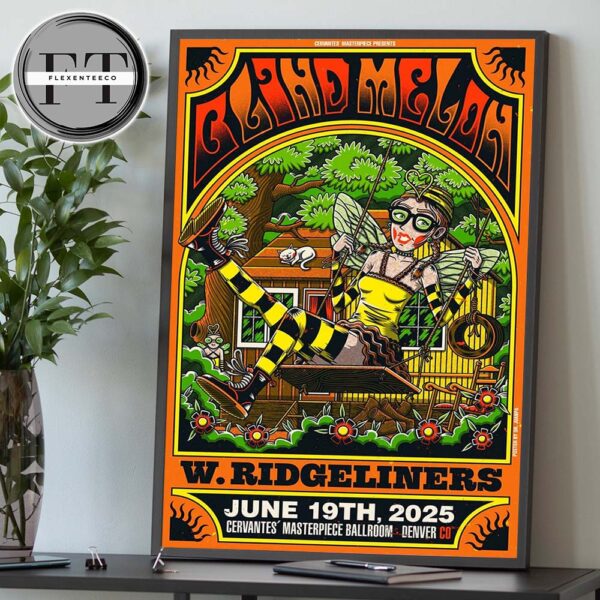 Blind Melon At Cervantes’ Masterpiece Ballroom In Denver CO On June 19 2025 Home Decor Poster Canvas