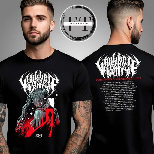 Bullet For My Valentine The Poisoned Ascendancy Tour Through The Door Two Sided Unisex T-Shirt