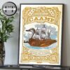 Caamp Live & In Concert MGM Music Hall At Fenway In Boston On June 14-15 2025 Home Decor Poster Canvas