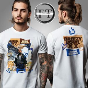 Chris Brown Breezy Bowl XX Scrapbook SS Two Sided Unisex T-Shirt