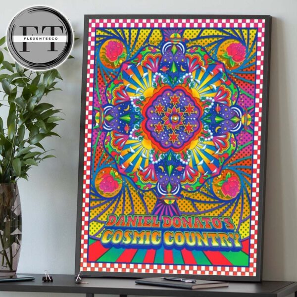 Daniel Donato The 3rd Annual Cosmic Country Celebration Home Decor Poster Canvas