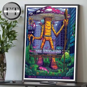 Dave Mathews Band At Huntington Bank Pavilion At Northerly Island In Chicago IL On June 27 2025 Home Decor Poster Canvas