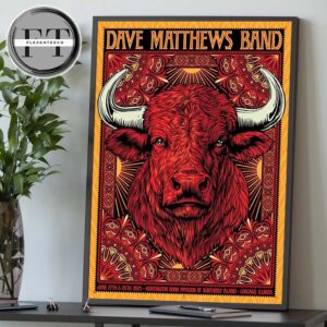 Dave Mathews Band At Huntington Bank Pavilion At Northerly Island In Chicago IL On June 27-28 2025 Home Decor Poster Canvas