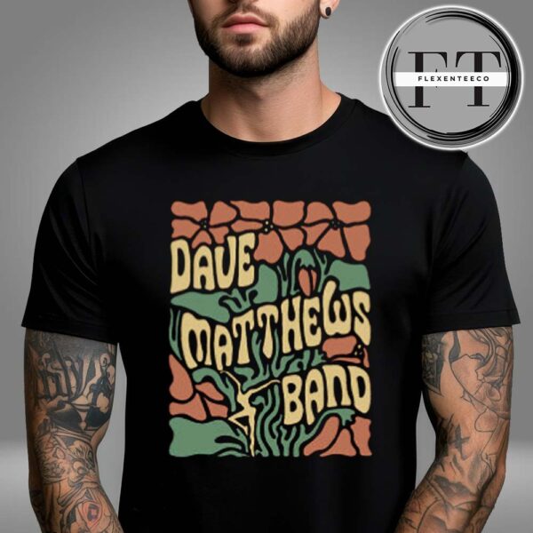Dave Matthews Band Summer 2025 Tour Florals Unisex T-Shirt