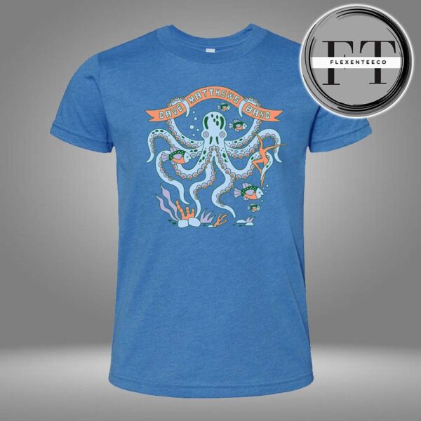 Dave Matthews Band Summer 2025 Tour Youth Octopus Unisex T-Shirt