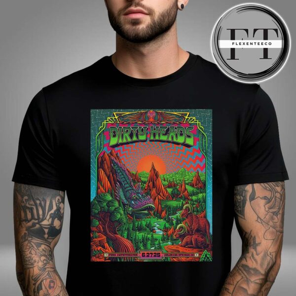 Dirty Heads At Ford Amphitheater In Colorado Springs Co On June 27 2025 Unisex T-Shirt