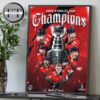 Florida Panthers Are Stanley Cup Champions NHL 2025 Home Decor Poster Canvas