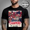 Florida Panthers Crowned Stanley Cup 2025 NHL Champions Unisex T-Shirt