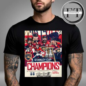 Florida Panthers Crowned Stanley Cup 2025 NHL Champions Unisex T-Shirt