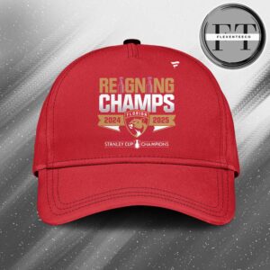 Florida Panthers Fanatics 2025 Stanley Cup Champions Parade Cap Hat Snapback