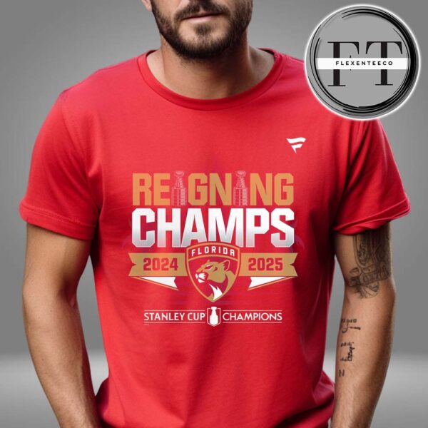 Florida Panthers Fanatics 2025 Stanley Cup Champions Parade NHL Unisex T-Shirt