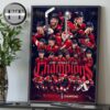 Florida Panthers Just Won Stanley Cup 2025 NHL Champions Home Decor Poster Canvas