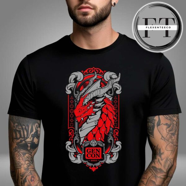 Gen Con 2025 x Hydro74 Genevieve Emblem Unisex T-Shirt