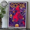 Goose The Band At Jacobs Pavilion In Cleveland OH On June 19-20 2025 Home Decor Poster Canvas