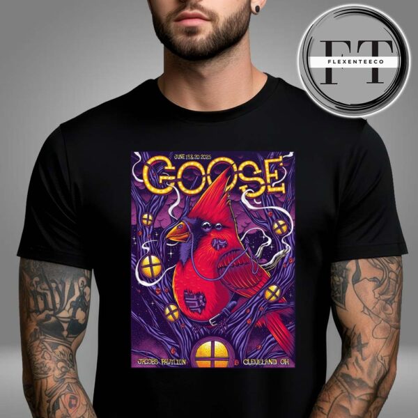Goose The Band At Jacobs Pavilion In Cleveland OH On June 19-20 2025 Unisex T-Shirt