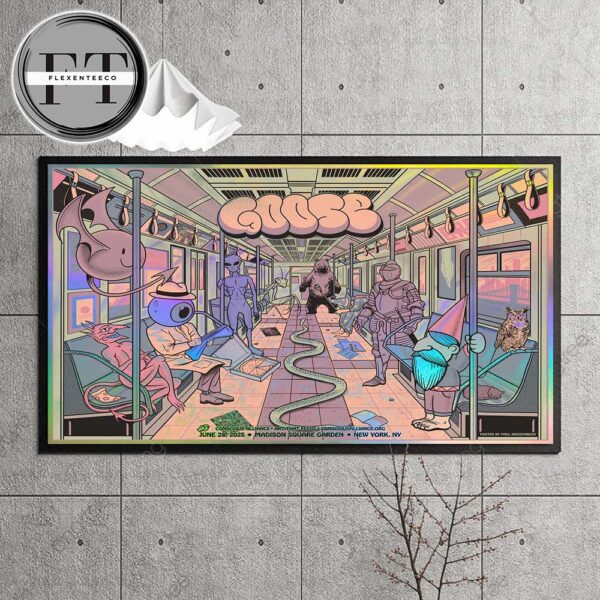 Goose The Band At Madison Square Garden In New York NY On June 28 2025 Home Decor Poster Canvas