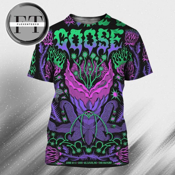 Goose The Band At The Fatory In St. Louis MO On 10-11 2025 Art By Amy Jean All Over Print Shirt