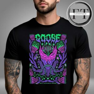Goose The Band At The Fatory In St. Louis MO On 10-11 2025 Art By By Amy Jean Unisex T-Shirt