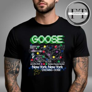 Goose Tour Madison Square Garden Jun 28 2025 T-Shirt Unisex T-Shirt