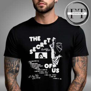 Gracie Abrams The Secret Of Us Graphic Black Unisex T-Shirt