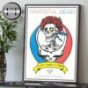 Grateful Dead Tribute Poster To The Band Legacy Sixty Years So Far  Skull & Roses Home Decor Poster Canvas