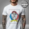 Grateful Dead Tribute Poster To The Band Legacy Sixty Years So Far Psychedelic Sun & Roses Unisex T-Shirt