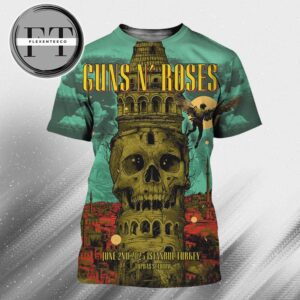 Gun N Roses At Tupras Stadium In Istabul Turkey On June 2nd 2025 All Over Print Shirt