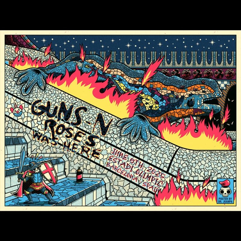 Guns N Roses At Estadi Olimpic In Barcelona Spain On June 9th 2025