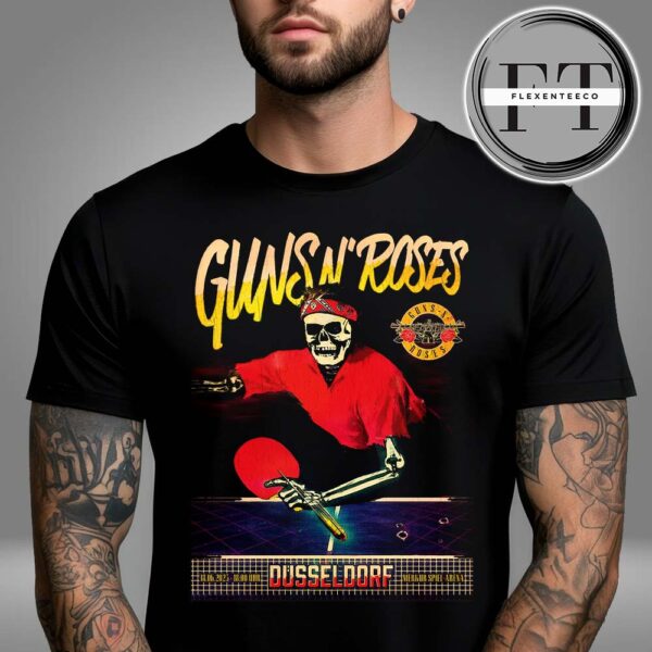 Guns N Roses At Merkur Spiel Arena In Dusseldorf On June 18 2025 Unsiex T-Shirt
