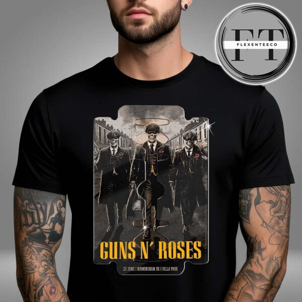 Guns N Roses At Villa Park In Birmingham UK On June 23 2025 Unisex T-Shirt