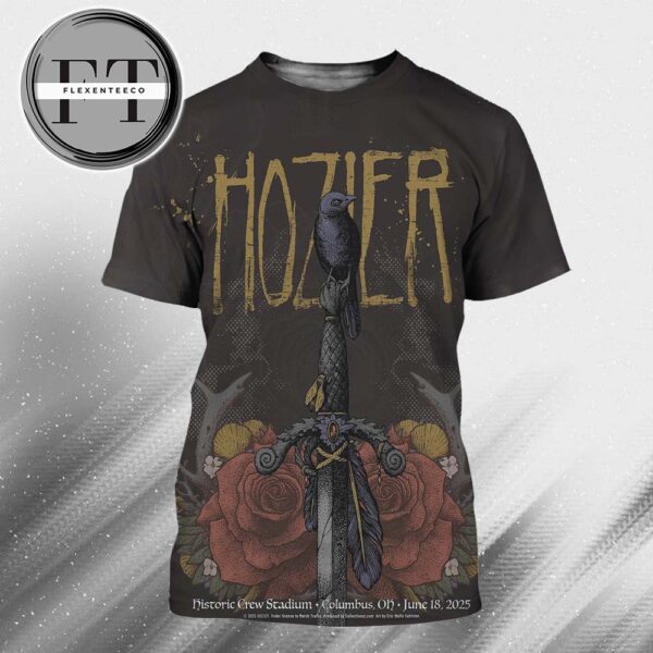 Hozier At Historic Crew Stadium In Columbus OH On June 18 2025 All Over Print Shirt