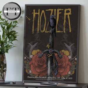 Hozier At Historic Crew Stadium In Columbus OH On June 18 2025 Home Decor Poster Canvas