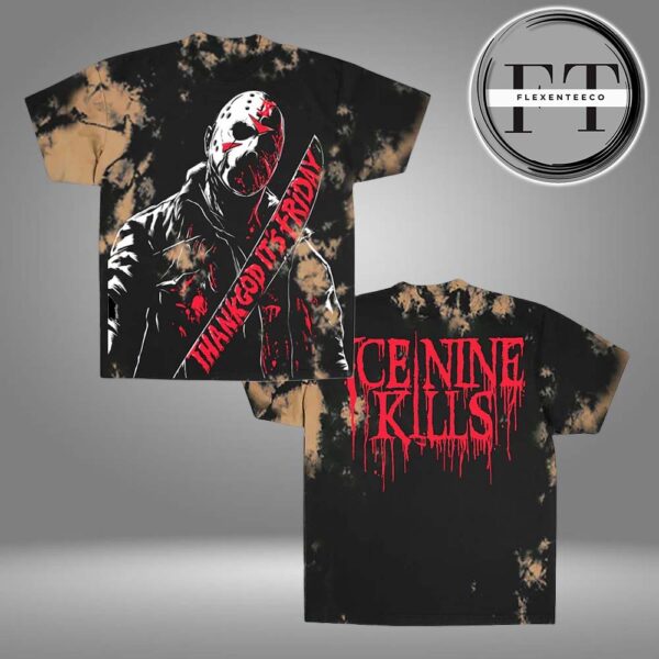 Ice Nine Kills Dyed Mache All Over Print Shirt