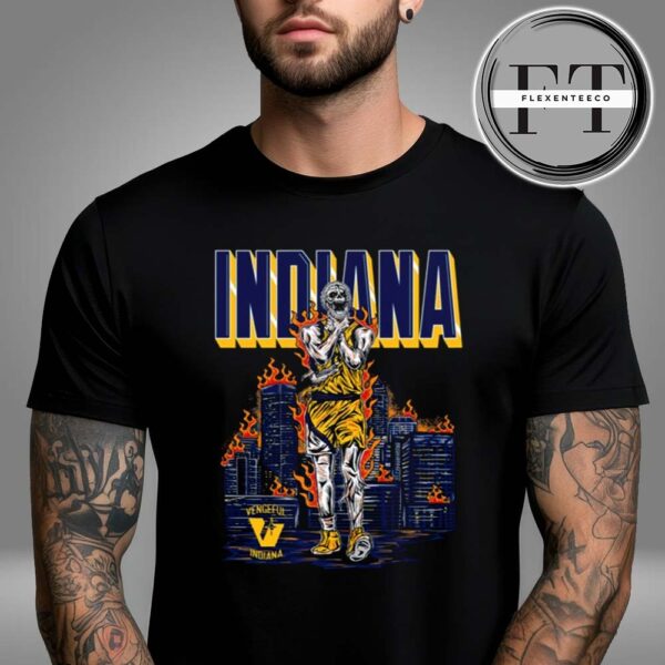Indiana Pacers Collection X Vengeful 2025 Unisex T-Shirt