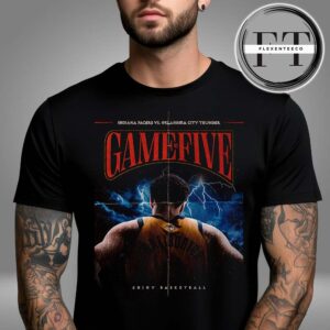 Indiana Pacers Versus Oklahoma City Thunder Game Five NBA 2025 Finals Unisex T-Shirt