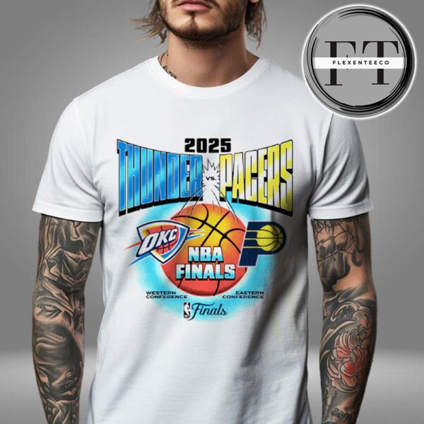 Indiana Pacers Vs Oklahoma City Thunder Final NBA 2025 Matchup Unisex T-Shirt