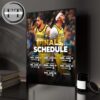 Indiana Pacers Vs Oklahoma City Thunder Final NBA 2025 Schedule Home Decor Poster Canvas