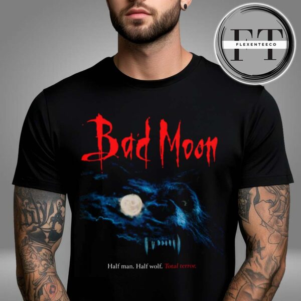 Iron Fortress Records Bad Moon Horror Movie Unisex T-shirt