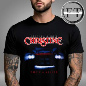 Iron Fortress Records Christine Horror Movie Unisex T-shirt