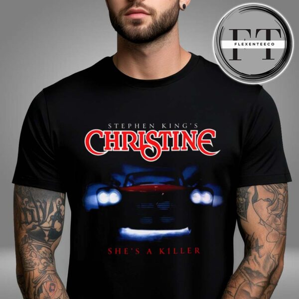 Iron Fortress Records Christine Horror Movie Unisex T-shirt