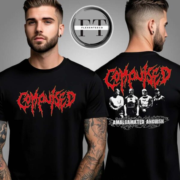 Iron Fortress Records Compulsed Amalgamated Anguish Two Sided Unisex T-shirt