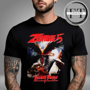 Iron Fortress Records Zombie 5 Killing Birds Horror Movie Unisex T-shirt