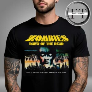 Iron Fortress Records Zombies Dawn of the Dead Horror Movie Unisex T-shirt