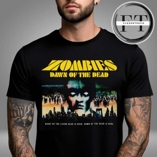 Iron Fortress Records Zombies Dawn of the Dead Horror Movie Unisex T-shirt