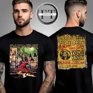 Iron Maiden Eddie’s Vengeance In Prague Two Sided Unisex T-Shirt