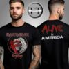 Iron Maiden Purgatory Alive In America Vintage Two Sided Unisex T-Shirt