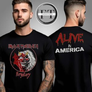 Iron Maiden Purgatory Alive In America Vintage Two Sided Unisex T-Shirt