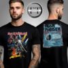 Iron Maiden Run For Your Lives World UK Tour 2025 Two Sided Unisex T-Shirt