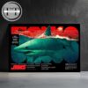 JAWS Poster Limited Edition 50th Anniversary Art Shark Attack Ocean Show Home Decor Poster Canvas