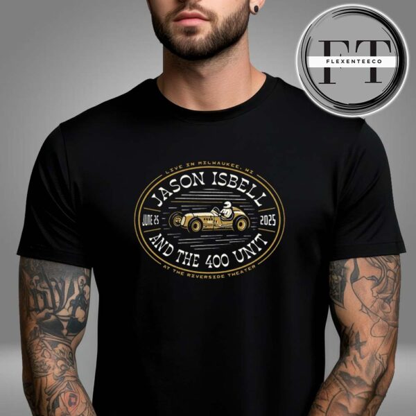 Jason Isbell And The 400 Unit At The Riverside Theater In Milwaukee WI On June 25 2025 Logo Unisex T-Shirt